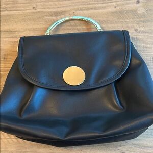 Chic Black and Gold Mini Travel Toiletries bag